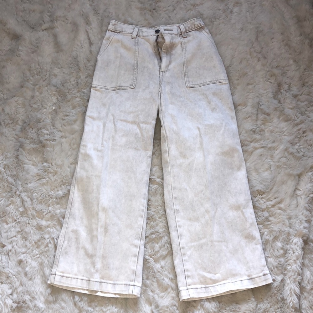 TARGET: high rise, wide leg jeans!